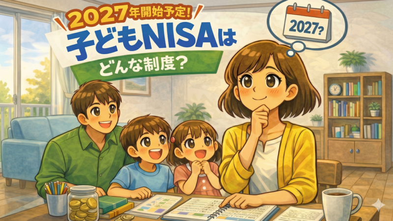 【新制度】こどもNISAとジュニアNISAの違いは？メリットと賢く方法を解説 